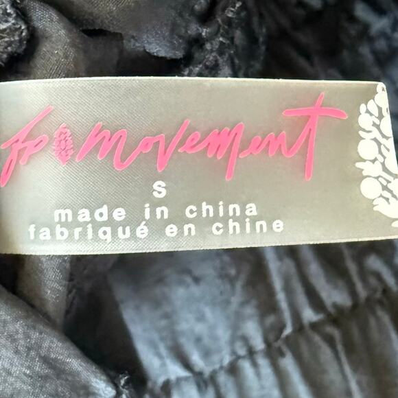 Free People FP Movement The Way Home Joggers Black Size Small Activewear - Picture 5 of 9